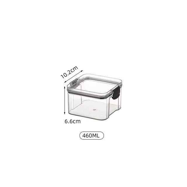 Stackable Kitchen Sealed Jar Plastic Sealed Cans Food Storage Box Transparent Multigrain Dried Fruit Kitchen Storage Containers
